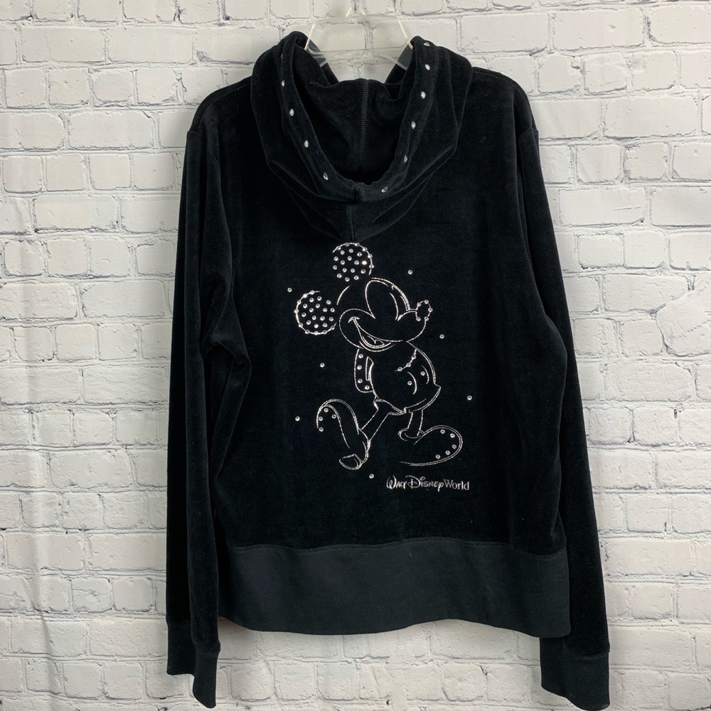♥️ Disney Parks Velour Rhinestone Hoodie